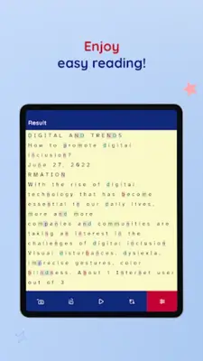 MYdys - aid for dyslexia android App screenshot 1